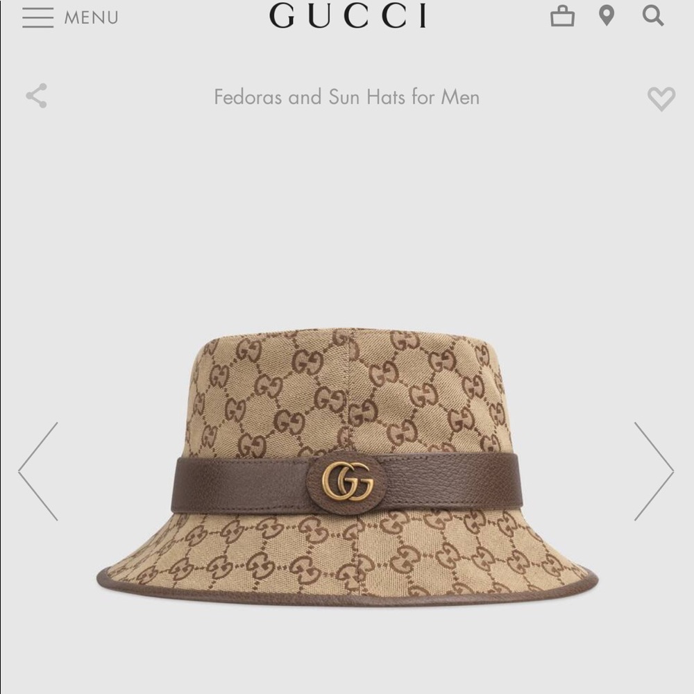 SOLD‼️🥳🎉HP🥳 Gucci fedora canvas GG hat PRICE IS FIRM ‼️ - Picture 4 of 12